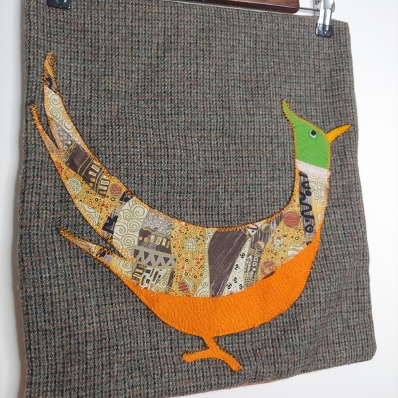 Cute Homemade Bird Accent Pillowcase Multi Pattern Home Decor - Picture 8 of 14